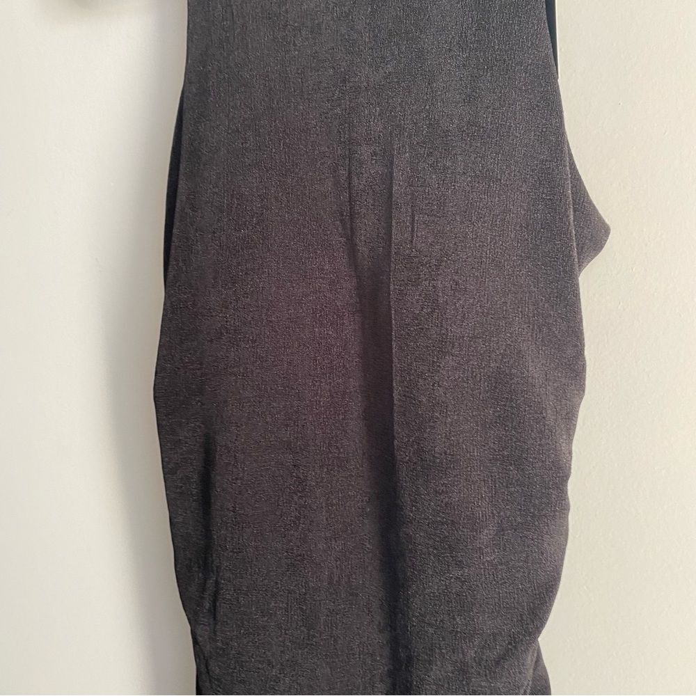 Klassy Network High Neck Open Back Ruched Bodycon Midi Dress - Picture 3 of 6